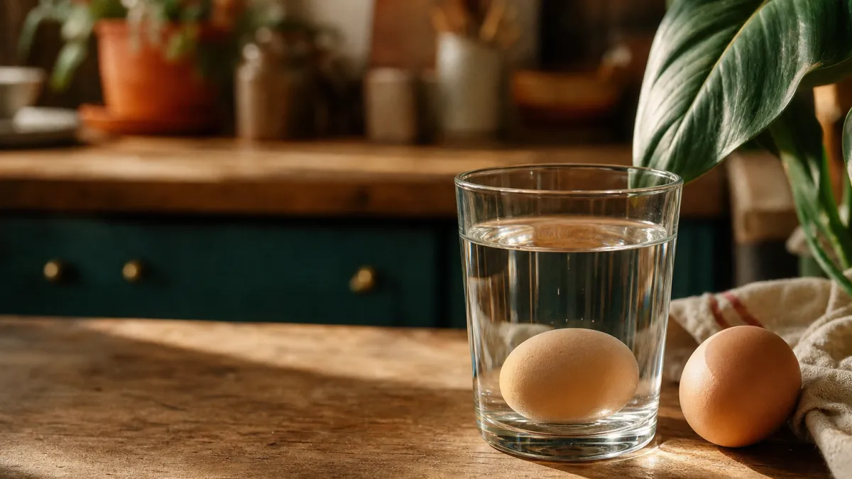 Oeuf qui flotte : comment savoir s'il est encore bon ?